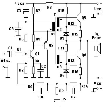 Single-Ended Push-Pull Amplifier