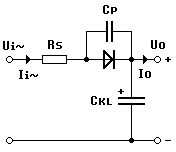 C-Input Half-Wave Rectifier